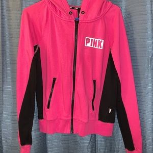 PINK zip up hoodie